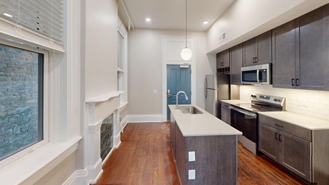 Floor plan for 1 bed, 1 bath, 622 sqft